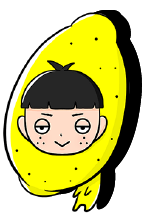 レモンの着ぐるみのイラスト