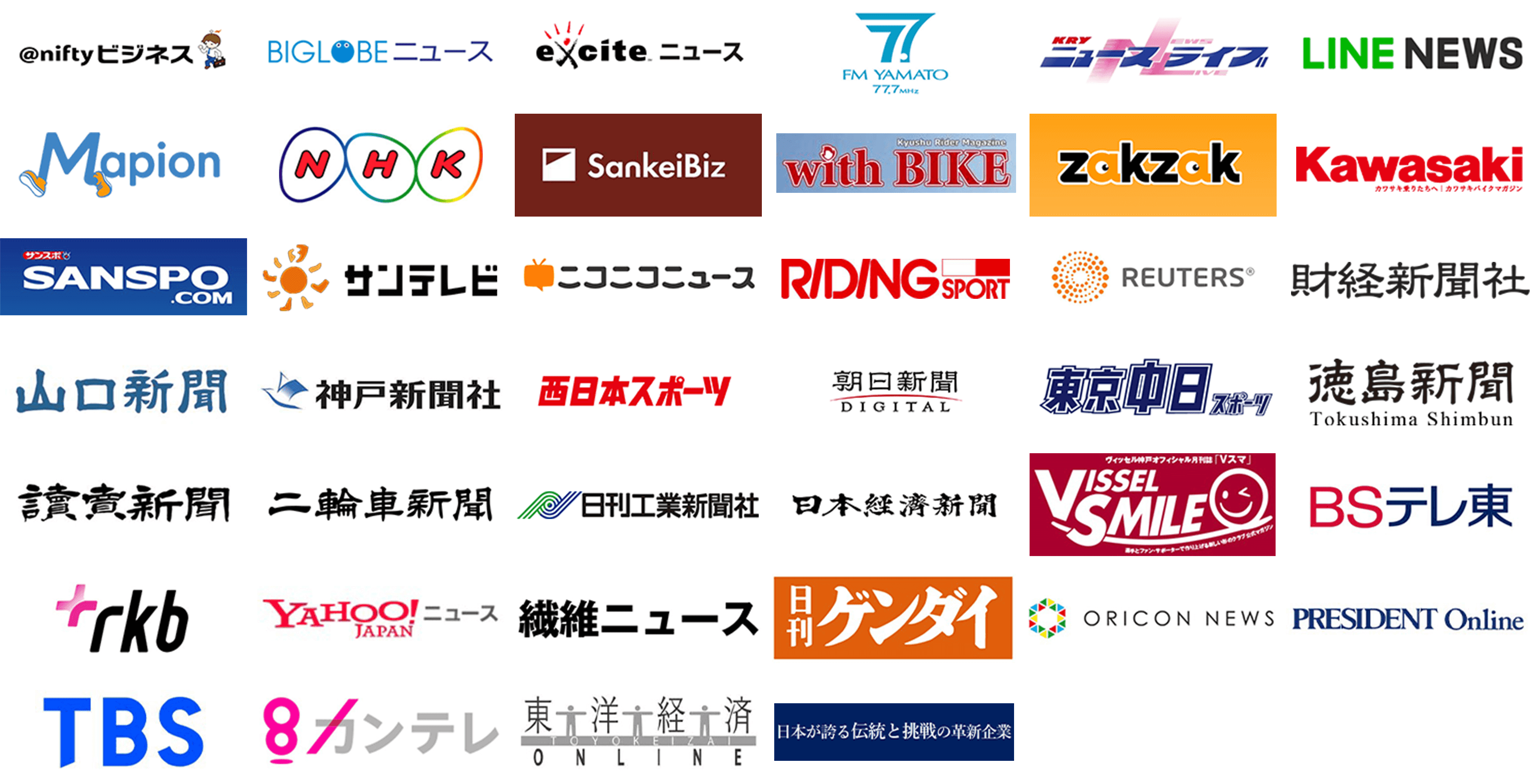 メディア掲載一覧