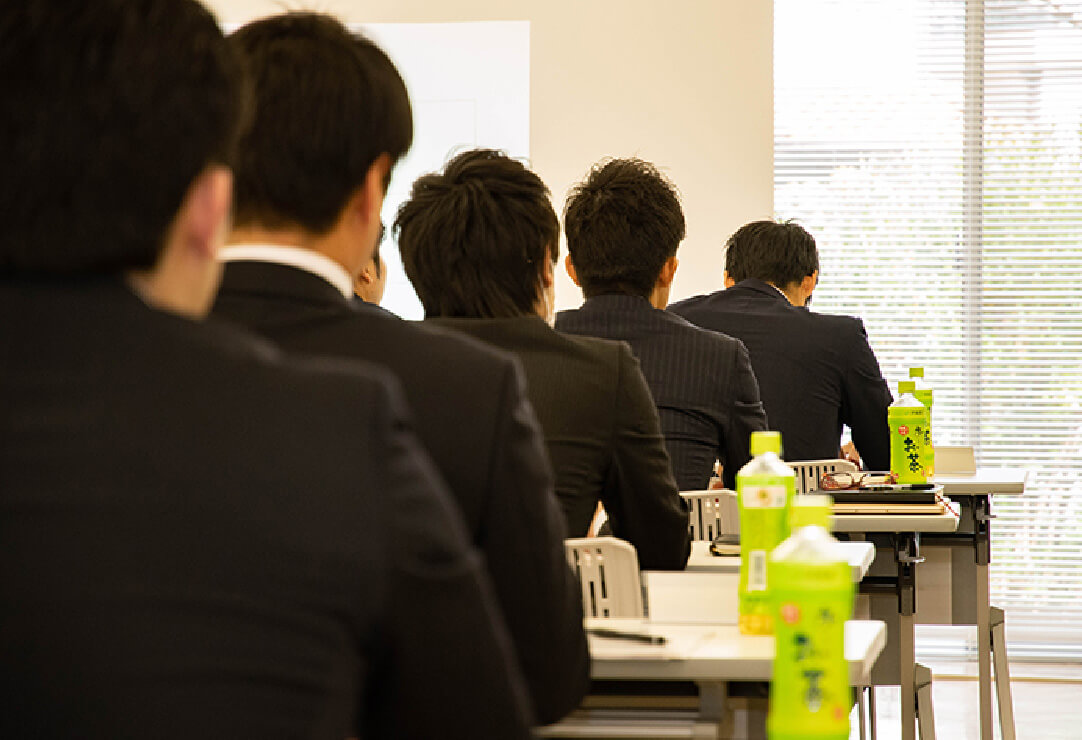 入社時研修の様子